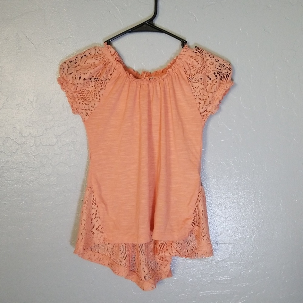 Beautees pink shirt knit